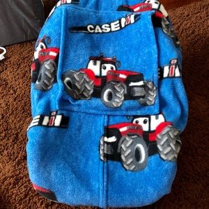 Tractor Fleece Car Seat Cover